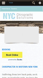 Mobile Screenshot of nycchirosolutions.com